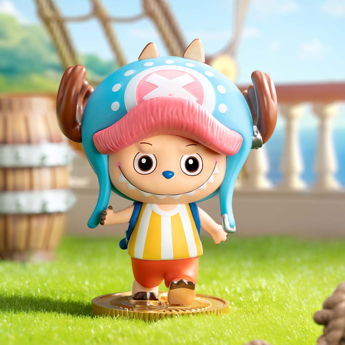 Labubu × One Piece Tony Tony Chopper Figurine – Schattige Dokter Collectible